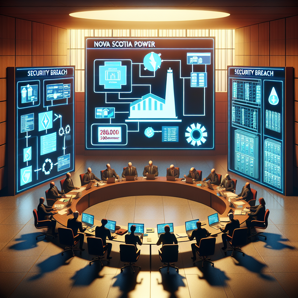 Representation of Legislative committee to examine Nova Scotia Power data breach affecting 280,000 customers