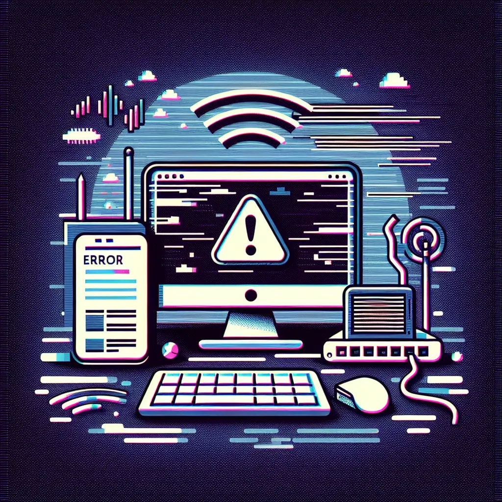 Representation of Site Component Failed to Load Due to Network or Browser Issues